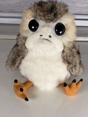 STAR WARS Interactive PORG Plush Talking Sounds Movement NEW BATTERIES Last Jedi