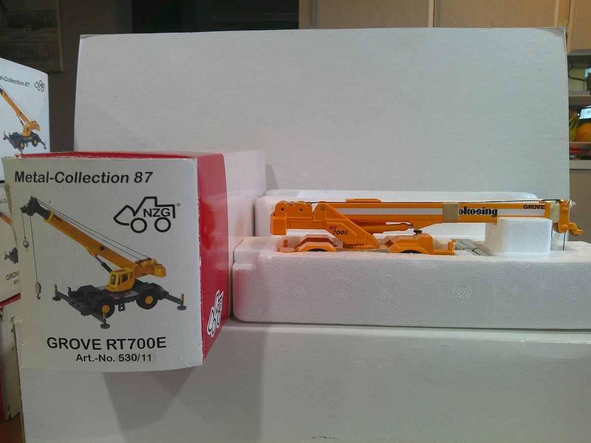NZG modelle 1/55 GROVE TM800 クレーン 西ドイツ製 NZG Crane Contemporary Manufacture Diecast Construction Equipment