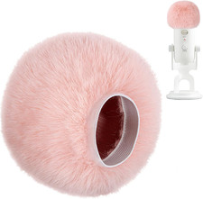 Pop Filter/Windscreen for Blue Yeti and Yeti Pro Microphones, Furry Mic Cover fo