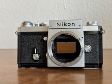 Nikon F camera Apollo Era Late Model - vintage 35mm film - Slow Speeds off