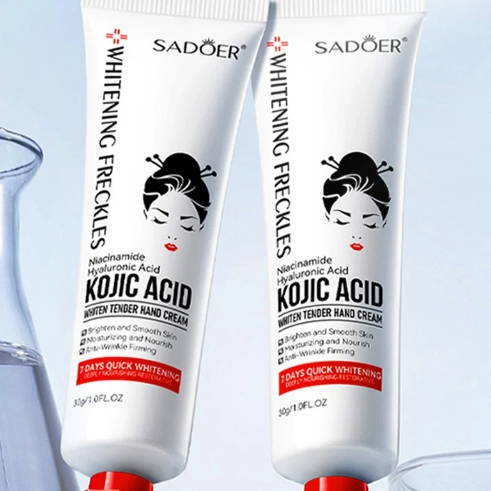 Kojic Acid Beautiful White Skin Rejuvenation Hand Cream Beautiful Autumn And Win - Image 3 of 4