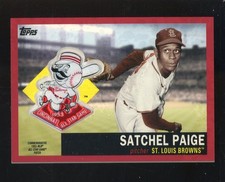 2018 Topps Baseball Series 2 Satchel Paige Browns Comme. All-Star Game Patch /25