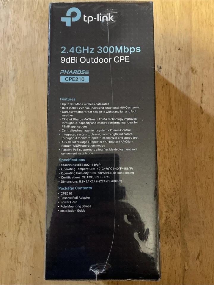 New Sealed TP-LINK CPE210 Wireless Access Point - Image 4 of 4