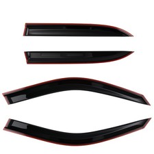 Black Acrylic Window Visor For Honda Civic Sedan 1996-2000 Rain Guard 4pcs Black Acrylic Window Visor For Honda Civic Sedan 1996-2000 Rain Guard 4pcs
