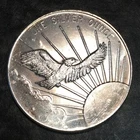 1oz Silver Bullion Scarce Old Panama City Florida Original WE COMBINE SHIP #R835