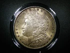 AU+/EF 1887 MORGAN SILVER DOLLAR BEAUTIFUL AU+ DETAIL COLLECTOR COIN M-1215