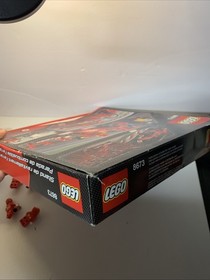 LEGO Racers #8673 Ferrari F1 Fuel Stop 100% Complete w/ Minifigures In Box