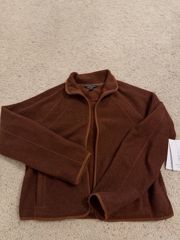 Athleta Jacket Womens Stroll Fleece Full Zip Pockets
