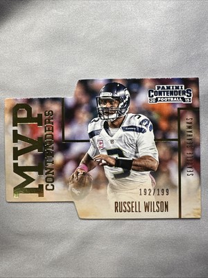 2015 Panini Contenders - MVP Russell Wilson #MVP4 Gold SP 192/199