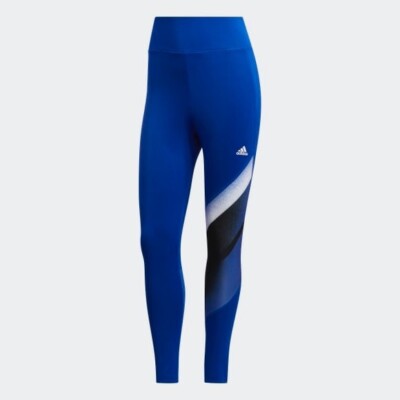 NWT Adidas UNLEASH CONFIDENCE FEELBRILLIANT 7/8 TIGHTS XS Blue 