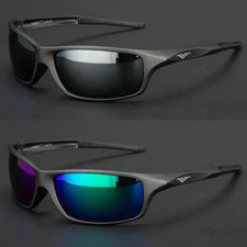 NEW Polarized Men Sport Sunglasses Driving Pilot Fishing Eyewear Wrap Glasses US