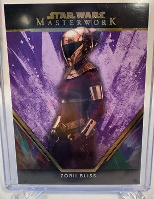 2024 TOPPS STAR WARS MASTERWORK ZORII BLISS PURPLE PARALLEL 40/50 #82