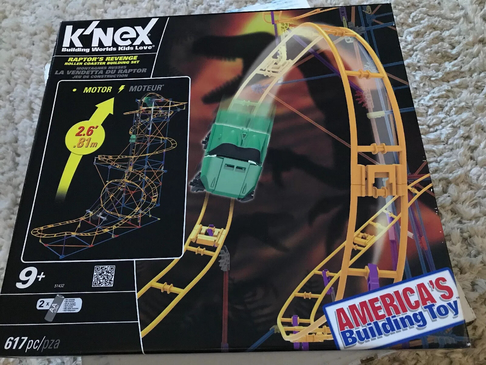 knex raptors revenge roller coaster