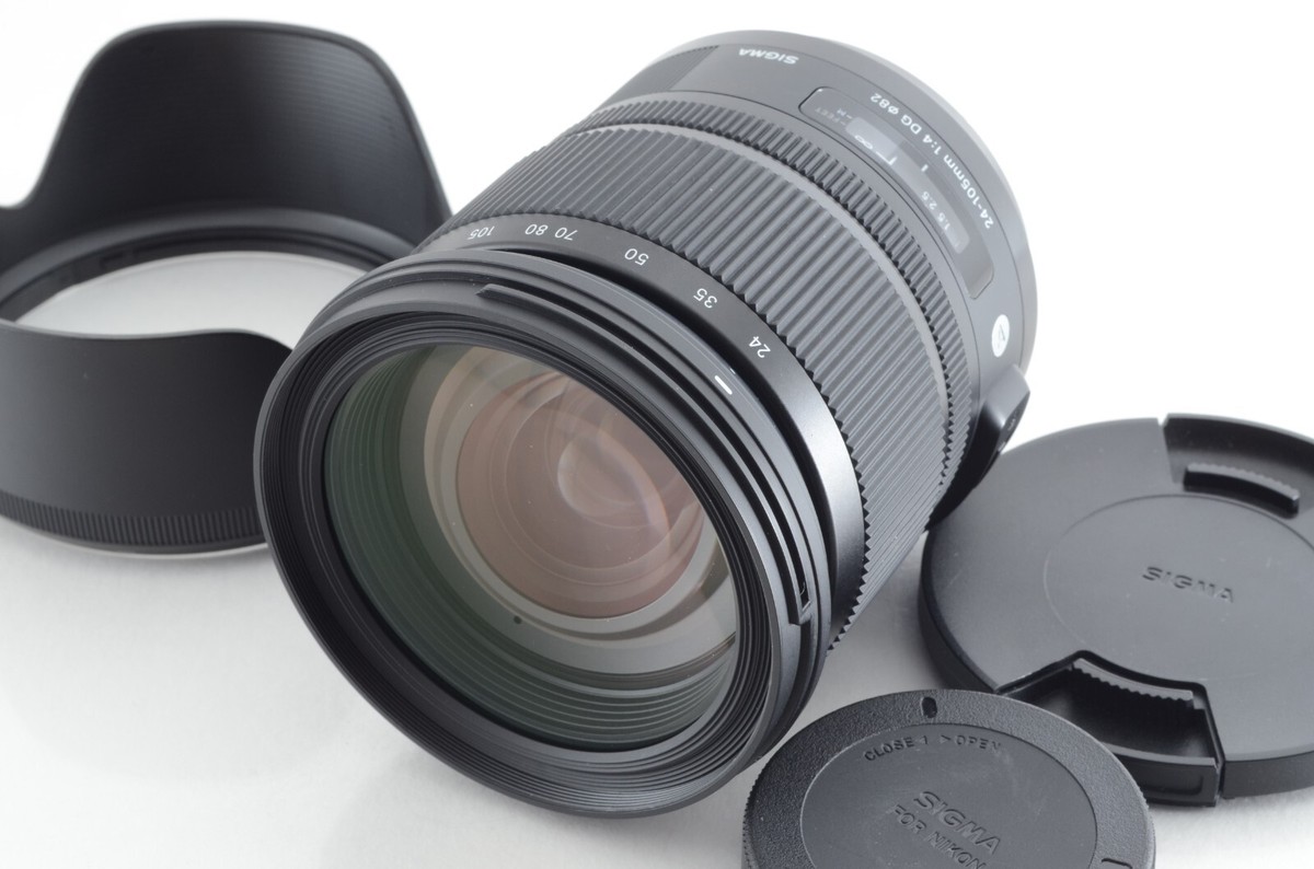 Excellent** SIGMA 24-105mm F4 DG OS HSM Art for Nikon from Japan