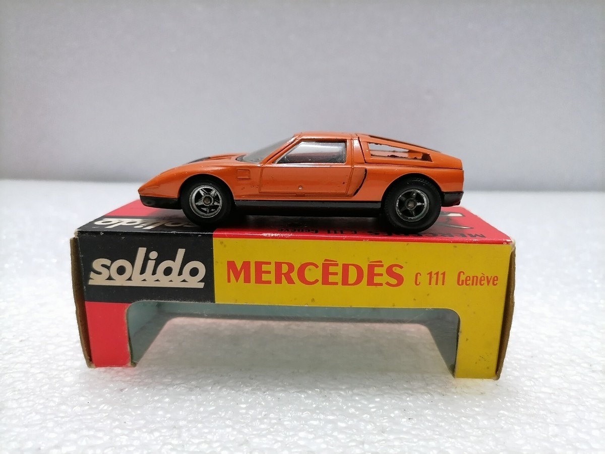 ミニカー solido mercedes c111 geneve madeinfrance MERCEDES C111 Gèneve - Vintage 1:43 Scale model , Solido 180