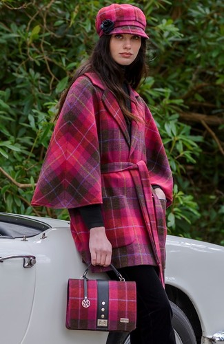 Mucros Weavers Newsboy Hat Women's Irish 100% Wool Tweed Hat Made in Ireland - Picture 5 of 13