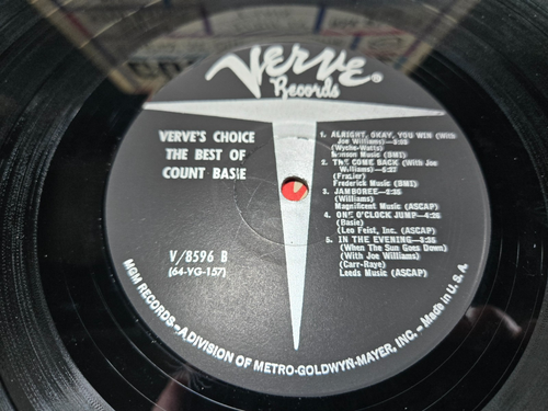 Count Basie - The Best Of Count Basie Vinyl LP Verve Compilation Mono 1964 - Picture 9 of 13
