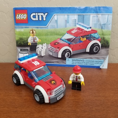 LEGO City 60110 Estación de Bomberos (2016) Retirado Helicóptero Coche Minifiguras Camión de Bomberos - Imagen 3 de 20
