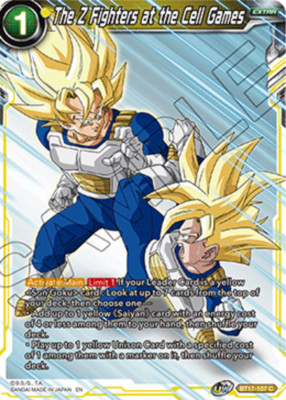 NM-Mint DBS:M The Z Fighters at the Cell Games - BT17-107 - C Ultimate Squad (BT