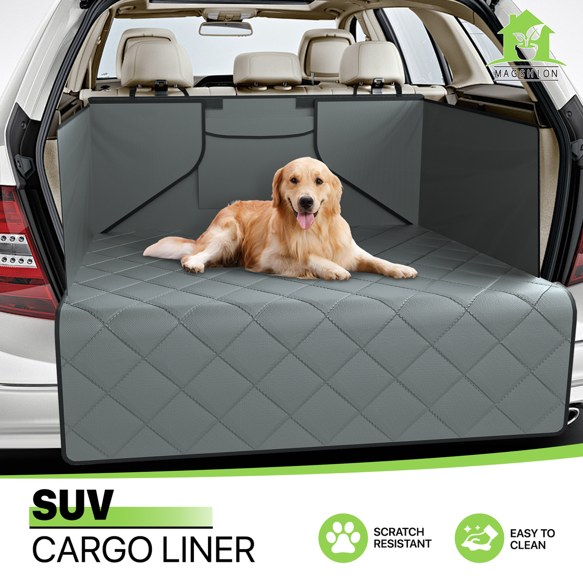 SUV Cargo Liner Pet Cargo Cover Dog Seat Waterproof Protect Mat