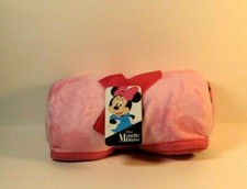 Disney Minnie Mouse Plush Travel Throw Blanket 40 x 50 NEW