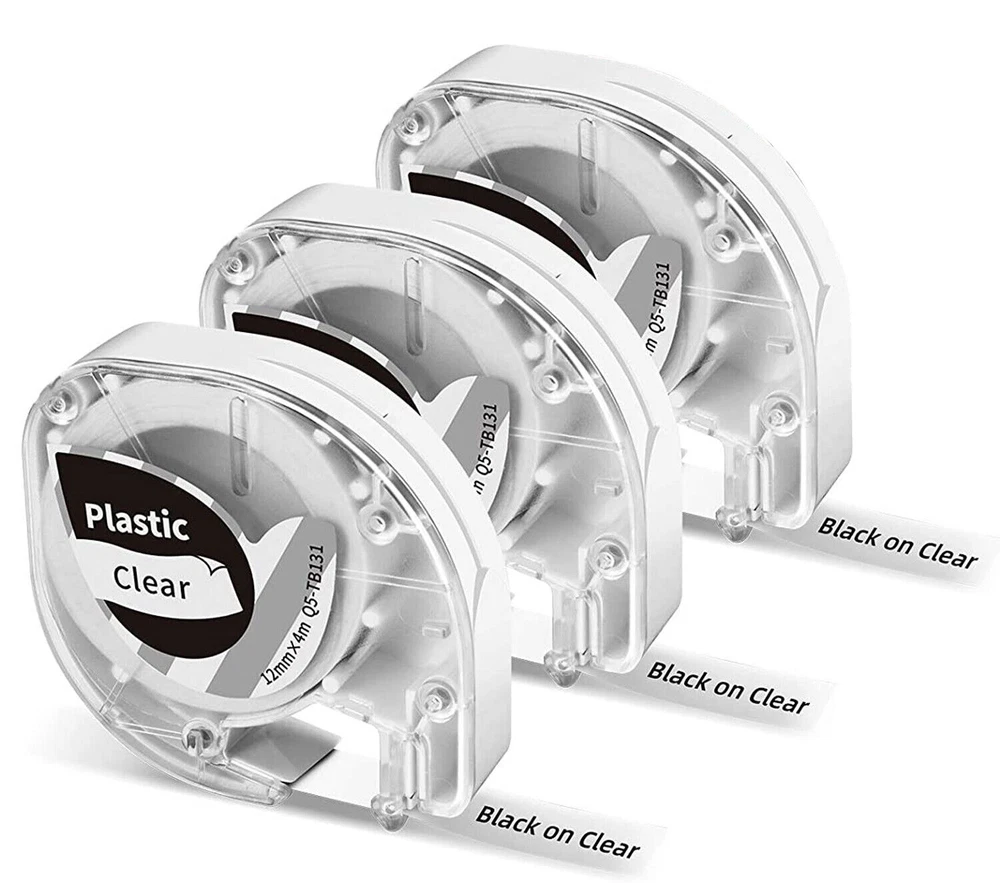 Dymo 91331 Label Tape Compatible with Letratag 91330 12267 & P12 Label Maker Dymo 91331 Label Tape Compatible with Letratag 91330 12267 & P12 Label Maker