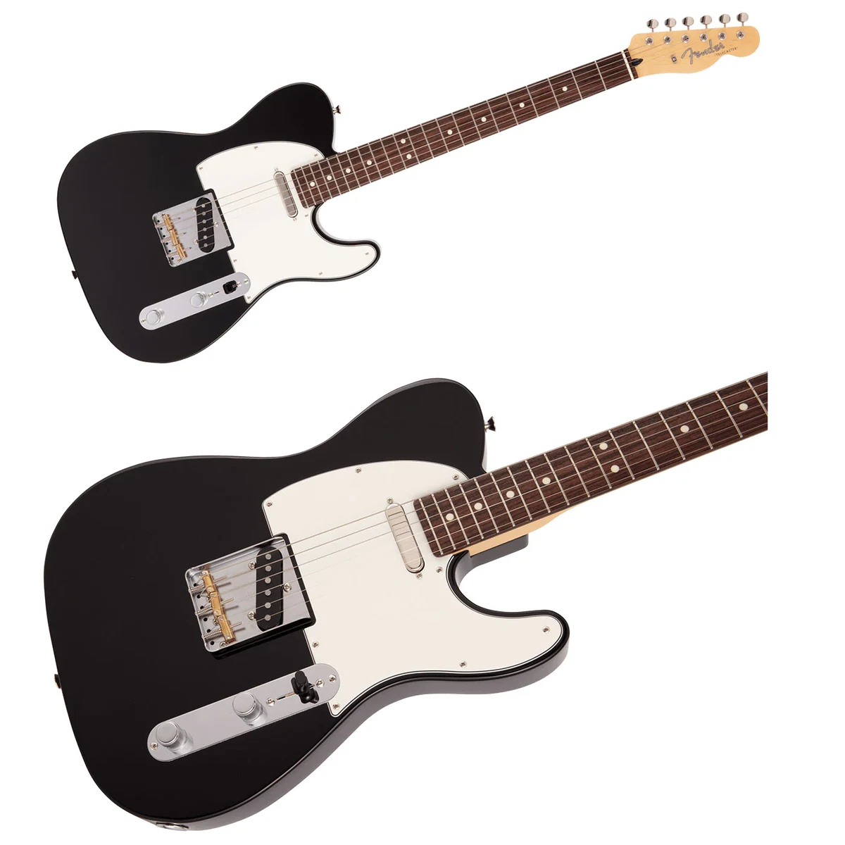 Fender Made in Japan Hybrid II Series Telecaster Black Rosewood Electric Guitar