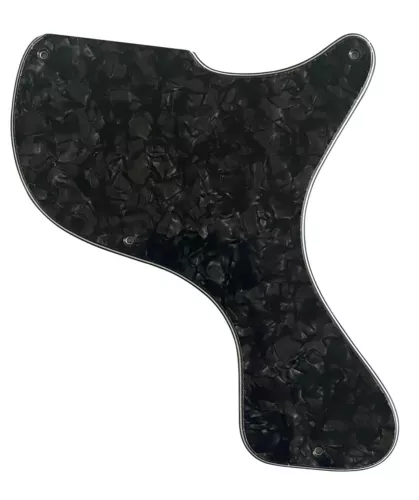 New 4 Ply Guitar Pickguard For Gibson Les Paul Junior 1958,Black Pearl