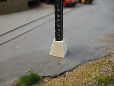 HO Concrete PIERS / FOOTINGS for Central Valley Bridge Girders 1902-5 TYPE C 