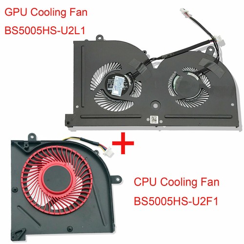 CPU + GPU Cooling Fan for MSI GS63VR 6RF, GS63VR 7RF, GS63VR Stealth Pro MS-16K2 - Photo 17/19