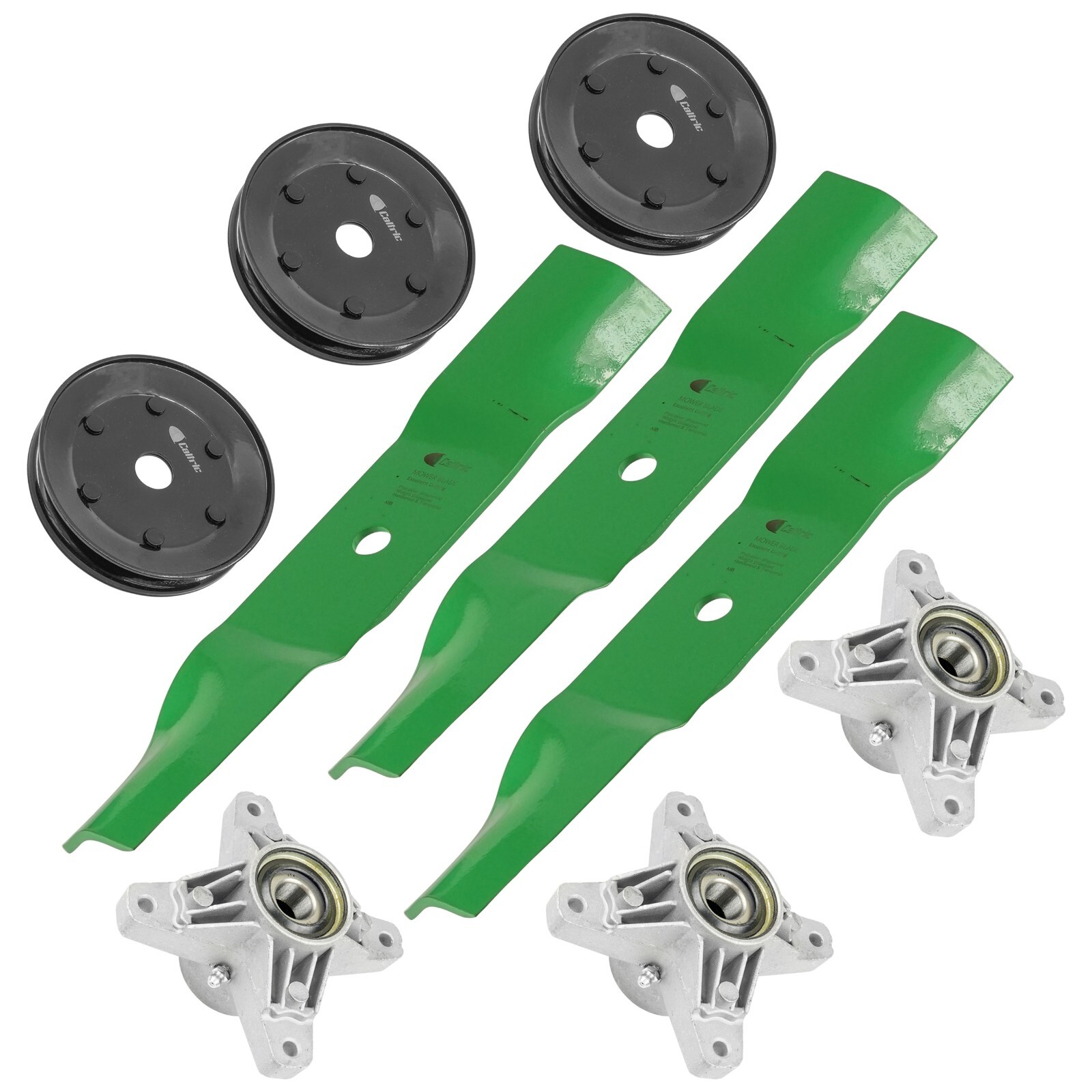 Дисковый шпиндель Caltric с лезвием и шкивом для MTD ZTL7500 17AL3AGV099 2012