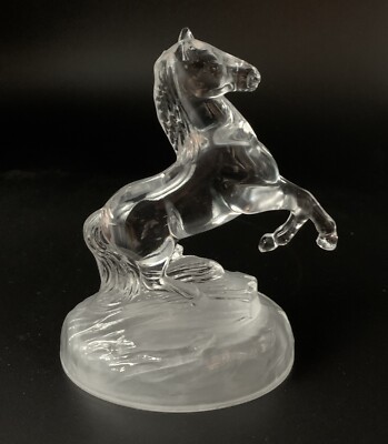 Kristall Figur Pferd; Crystal D Arque France; H16cm, 0.51kg