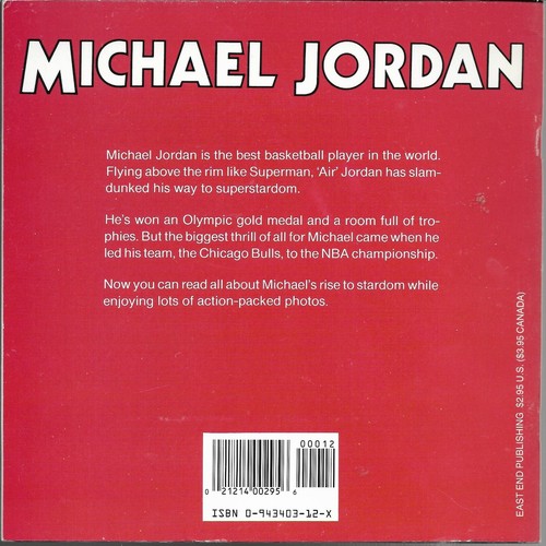 Libro de papel de Michael Jordan 1992 Richard Brenner Chicago Bulls - Imagen 6 de 8