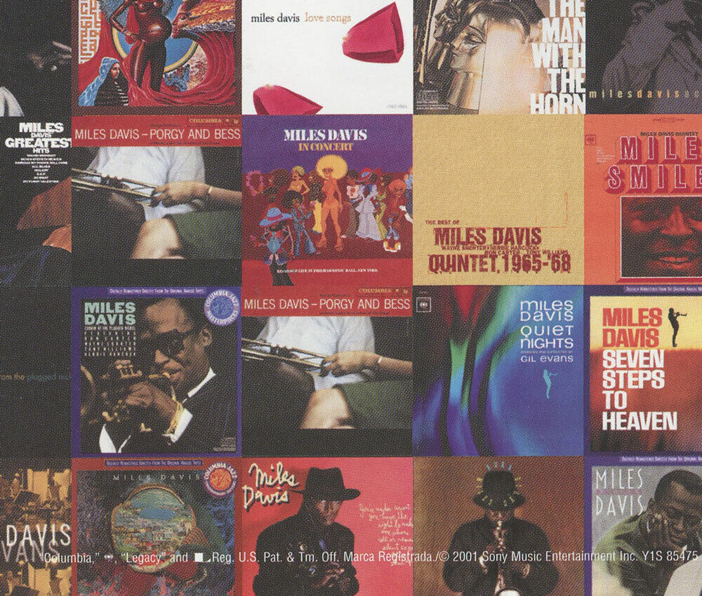 Miles Davis Poster 2001 The Essential Miles Davis Album Promo Columbia  Records