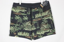 Roark Men's Shorey 16 inch Bungalow Shorts Unlined Swim XL Jungle Print RB439