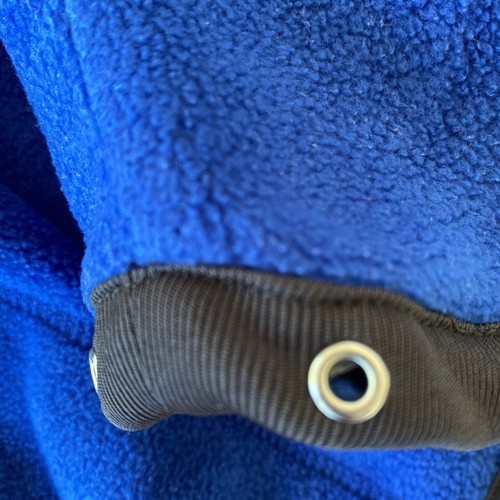 Warner Bros. Women's Super Girl Fleece Jacket Size XL Blue 1/4 Zip