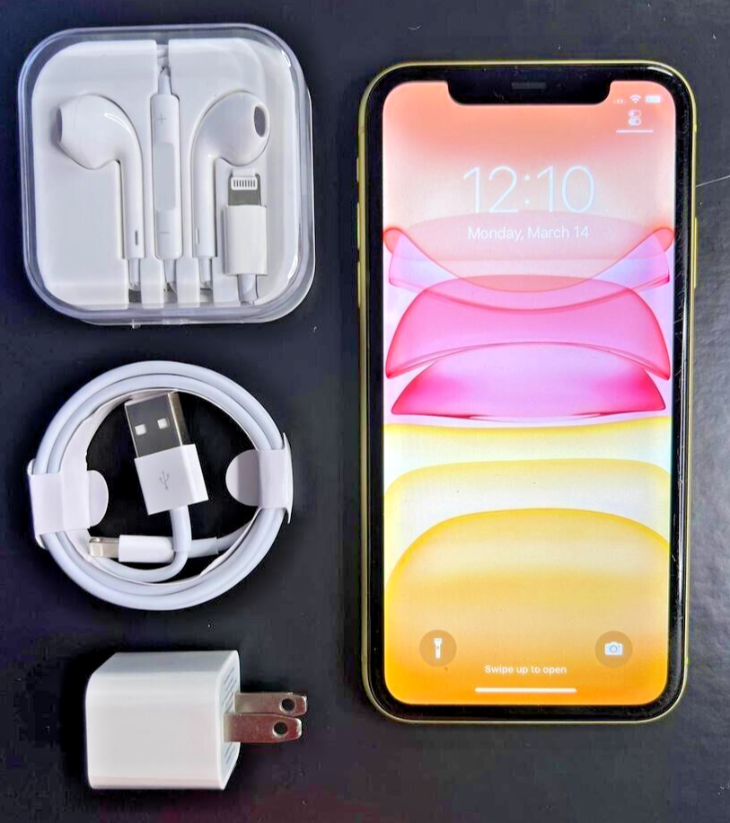 Apple iPhone 11 - 64GB - Yellow (Factory Unlocked) - Good