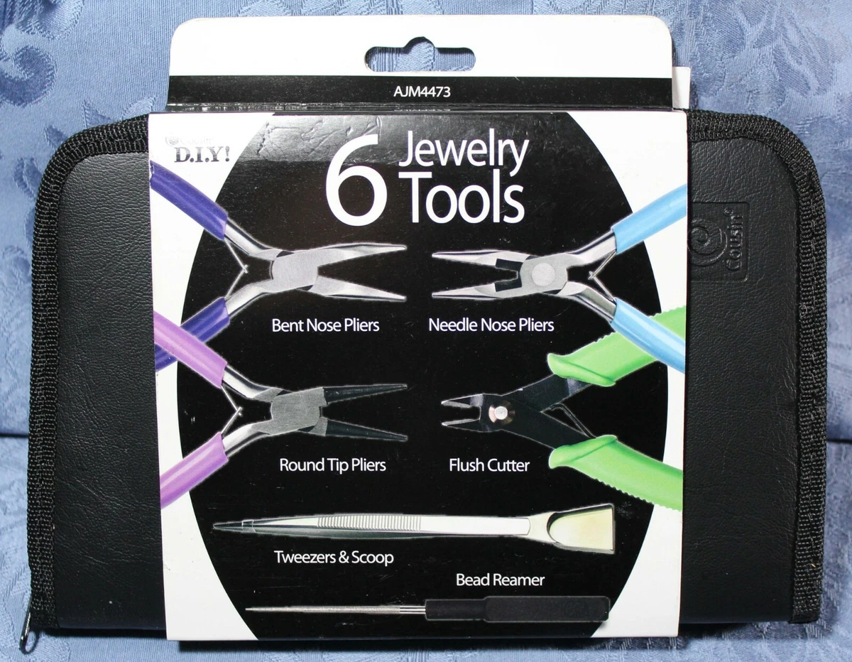 Cousin D.I.Y. Jewelry Making Tool Kit with Six tools New w/Case Great for  Crafts