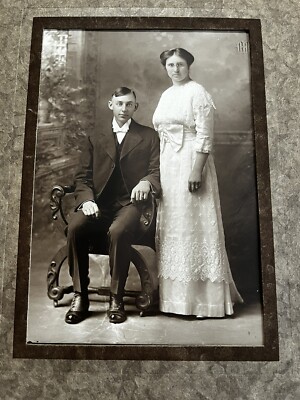 Group/Bundle Of 8 Wedding Photos-Couples And Their Families Through The Ages