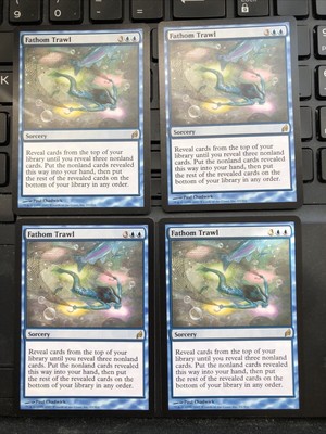 Fathom Trawl x4 Lorwyn Ex+/NM Cond See Pic