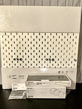 IKEA SK DIS Pegboard White 22  x22   Accessory Packs 003.208.03  803.359.09 NOS