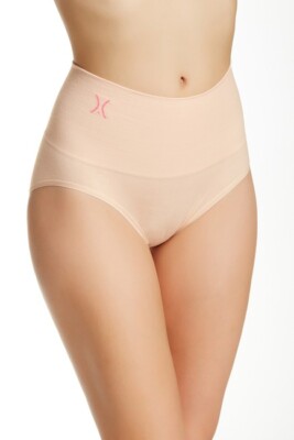 YUMMI by Heather Thomson Seamless Shaping Shapewear Cotton Spandex Brief ~ M/L