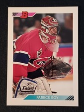 1992 BOWMAN PATRICK ROY #74. HOF. MONTREAL CANADIANS