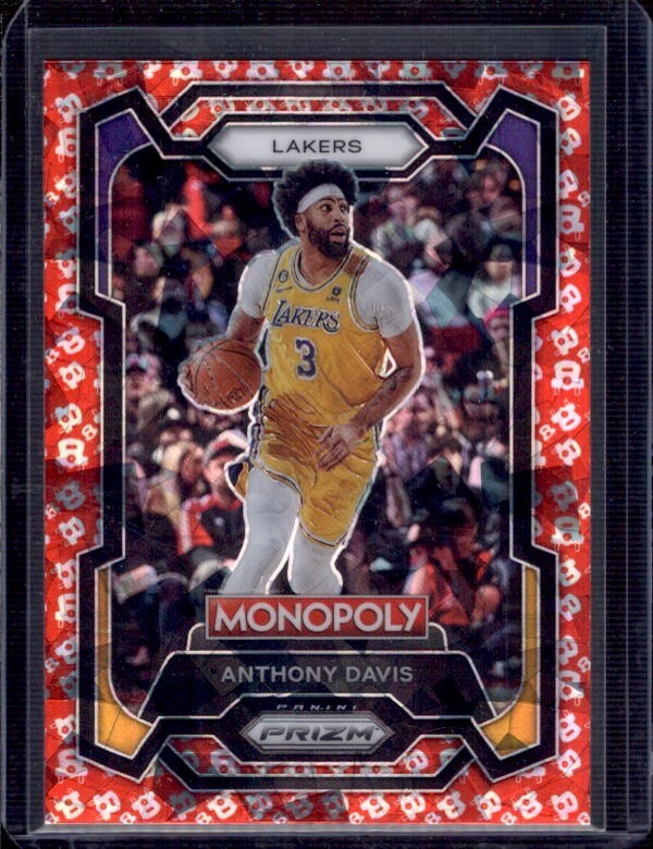 ANTHONY DAVIS 2023-24 Panini Prizm Monopoly Free Parking Prizms #41