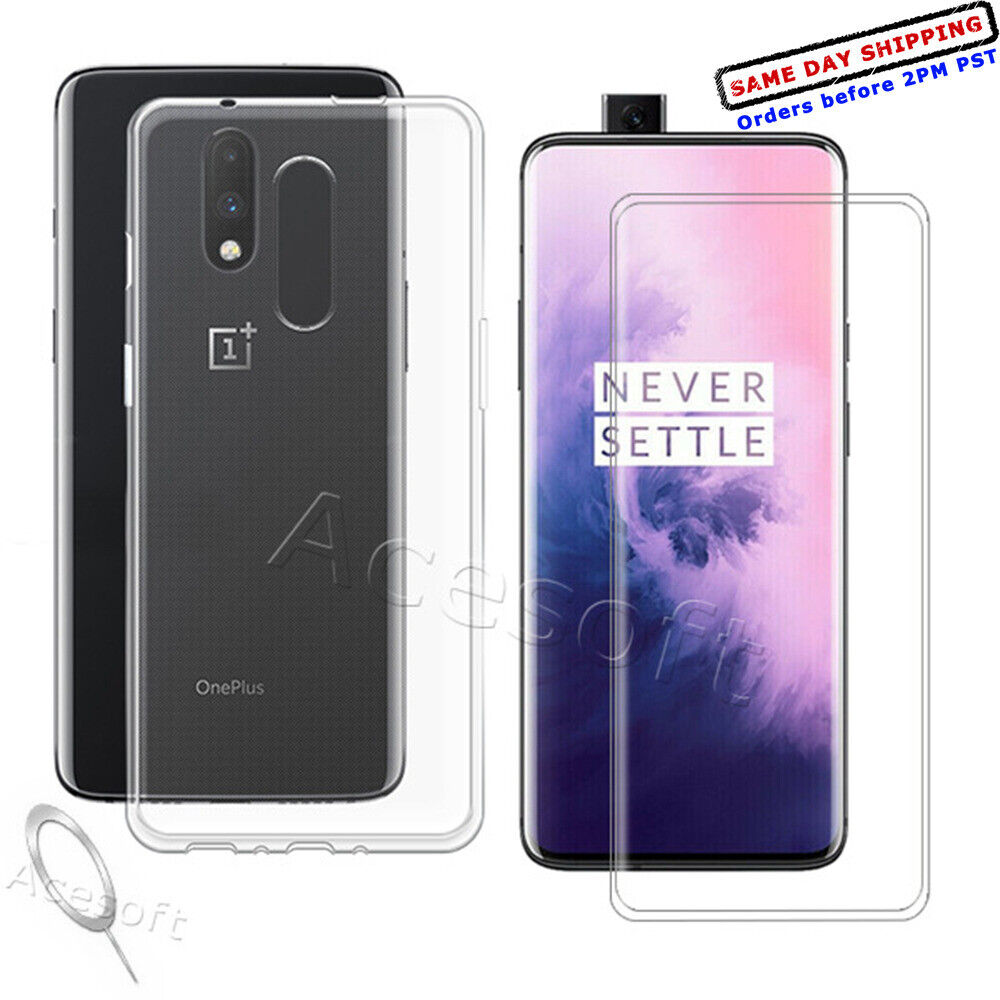heks Articulation lommelygter Anti-Scratch Tempered Glass Screen Protector Case+Pin for T-Mobile OnePlus  7 Pro | eBay