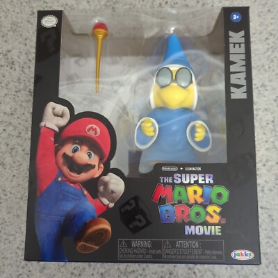 The Super Mario Bros Movie Magikoopa Kamek Figure 5'' Action Figure New Free Ship