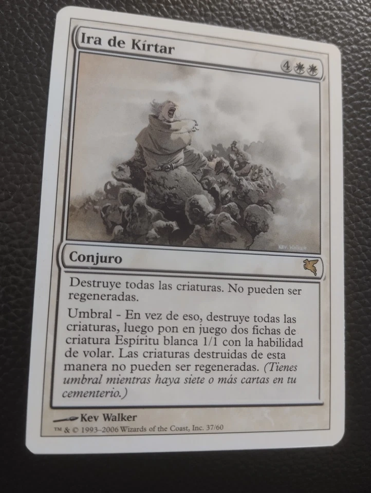 MTG KIRTAR'S WRATH (Ira De Kírtar) VERY RARE SPANISH [EXC-] Salvat-Hachette 2006 - Image 3 of 4