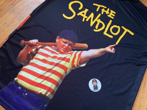 VTG SANDLOT MOVIE CUSTOM SUBLIMATION ELITE SPORTS BASEBALL JERSEY SHIRT TEE SZ M - Picture 3 of 11