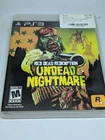 Red Dead Redemption: Undead Nightmare PS3 Cib Tested and Works W/ Map