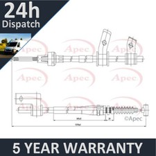 Fits Suzuki Jimny 1998-2018 1.3 Purevue Rear Left Hand Brake Cable 5442081A01